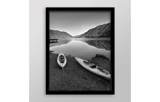 Framed Print Mounted on MDF Block